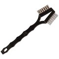 Gordon Brush Gordon Brush 221Ssn-12 Double Sided Utility .006 Stainless Steel And .016 Nylon; Plastic Handle Scratch Brush; Case Of 96 221SSN-12